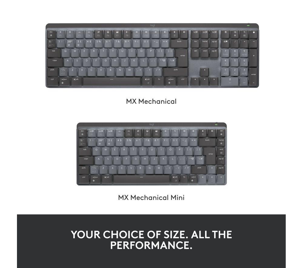 Teclado mecánico inalámbrico LOGITECH MX - Grafito
