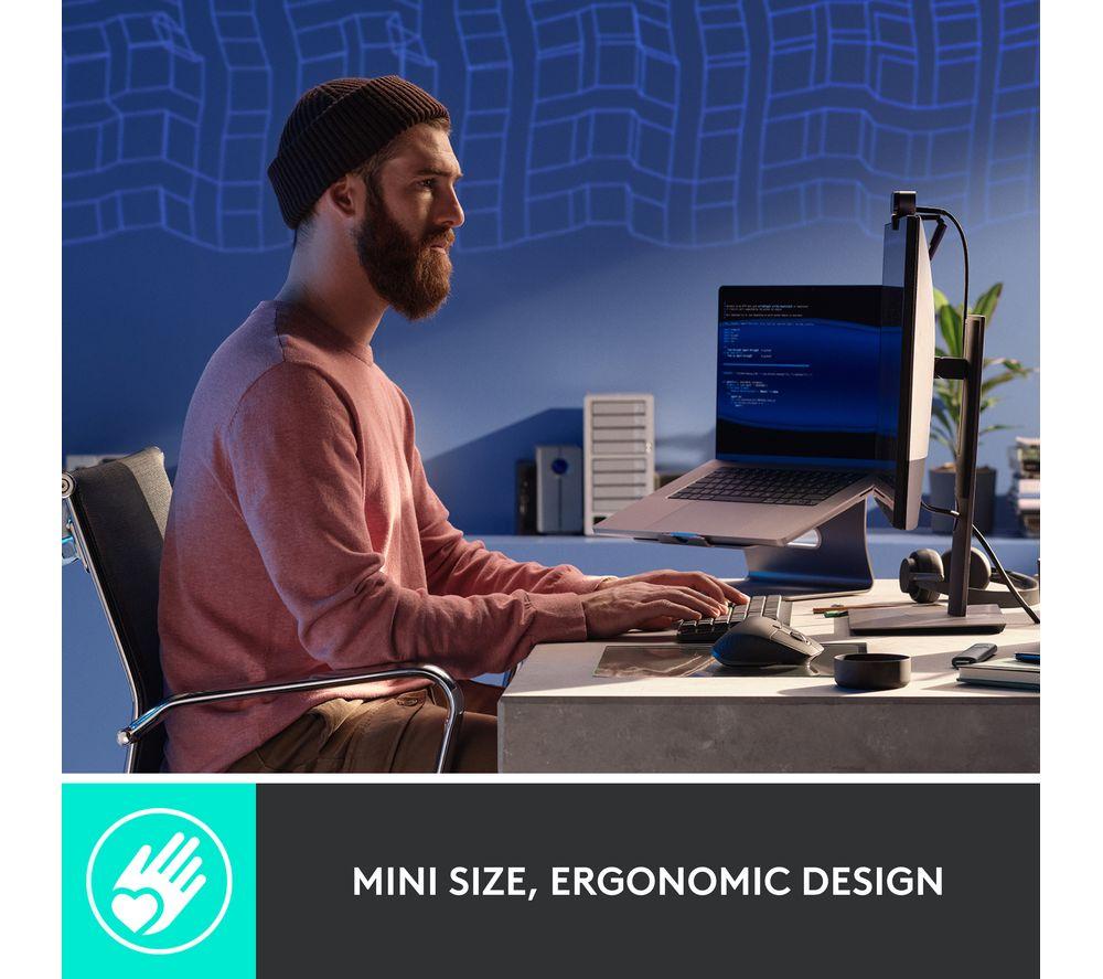 Teclado inalámbrico silencioso táctil Logitech MX Mechanical Mini - Grafito