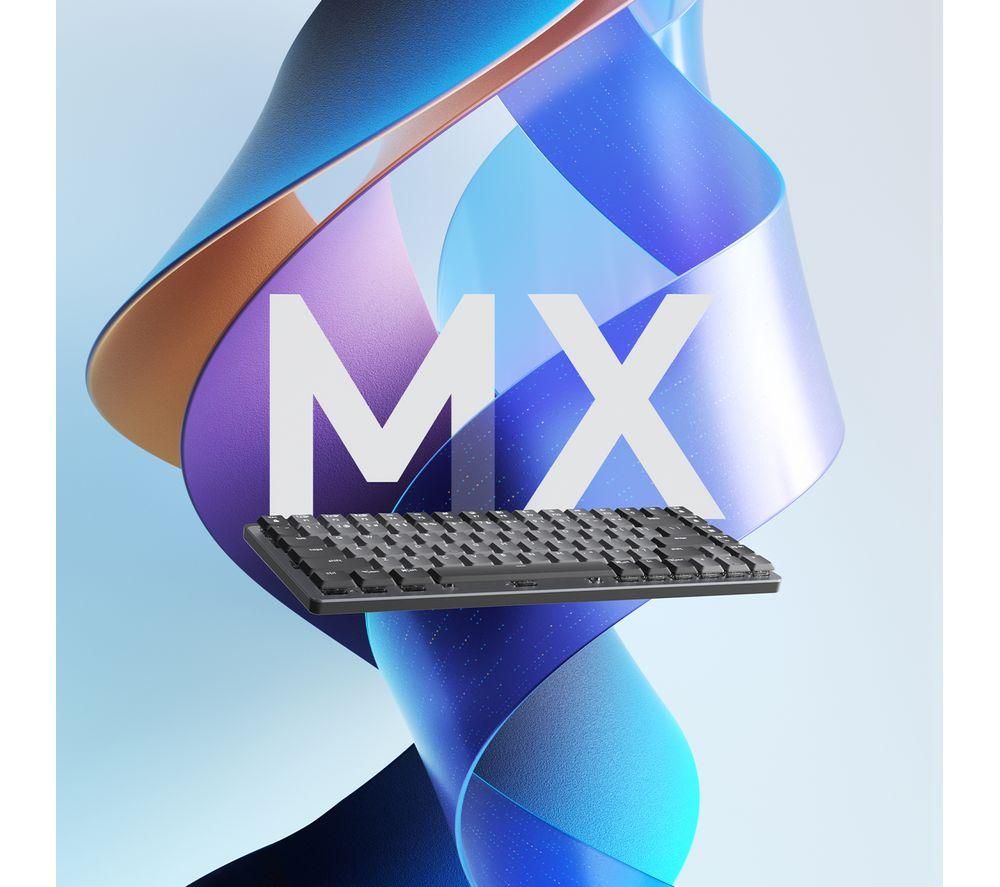 Teclado inalámbrico silencioso táctil Logitech MX Mechanical Mini - Grafito