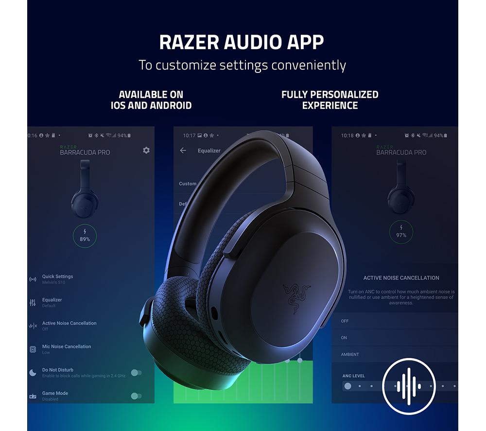 RAZER Barracuda X kabelloses Gaming-Headset - Schwarz