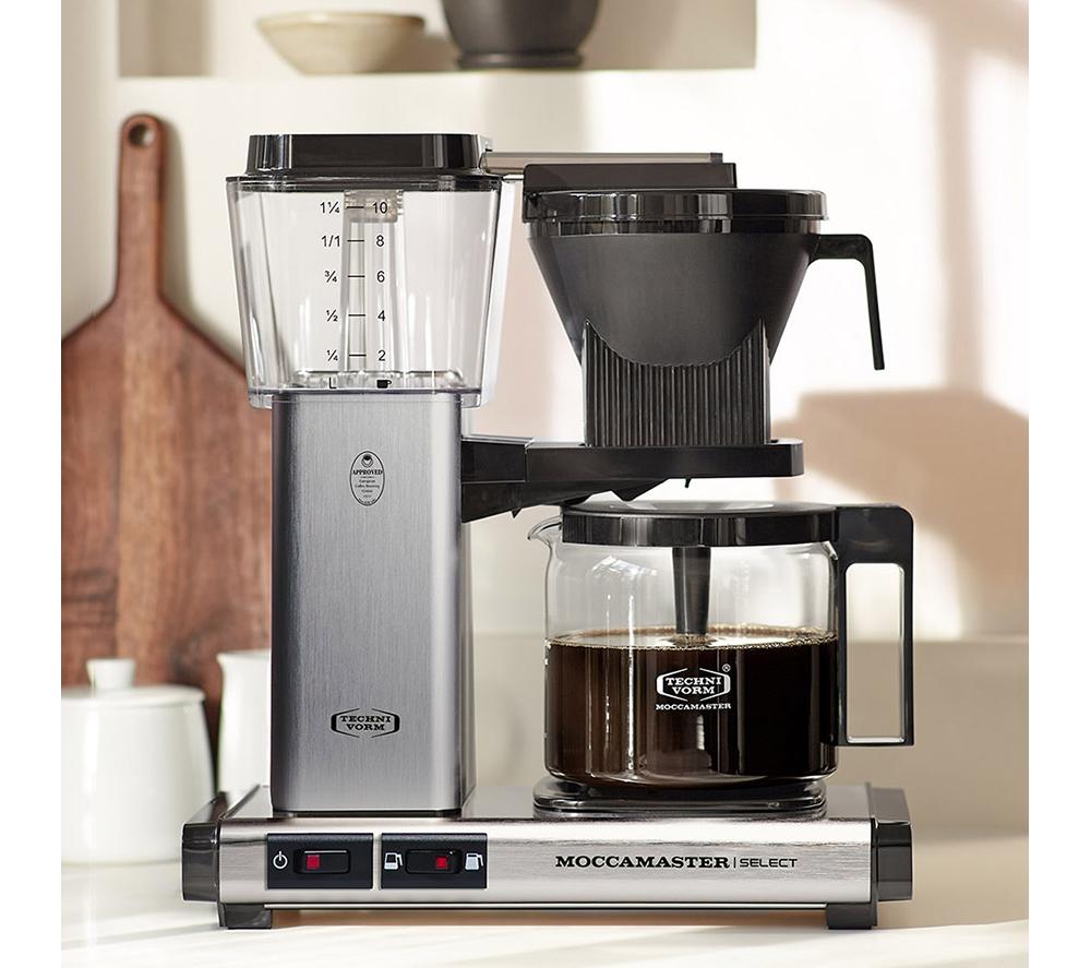 Cafetera de filtro MOCCAMASTER KBG Select 53810 - Plata
