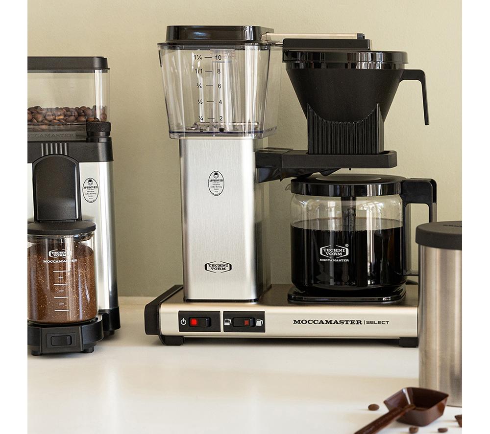 Cafetera de filtro MOCCAMASTER KBG Select 53810 - Plata