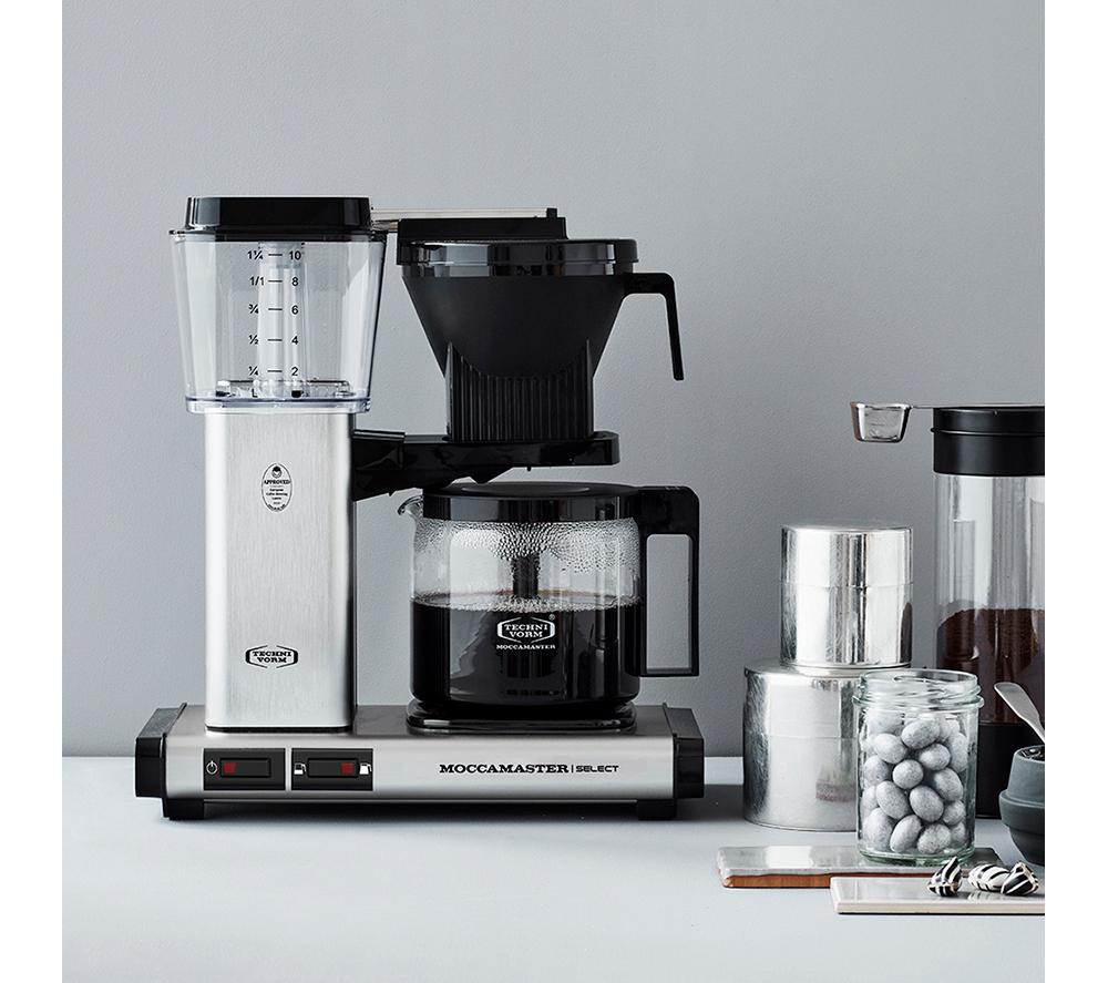 Cafetera de filtro MOCCAMASTER KBG Select 53810 - Plata