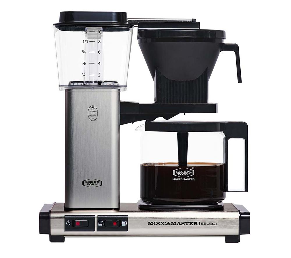 MOCCAMASTER KBG Select 53810 Filter Coffee Machine - Silver