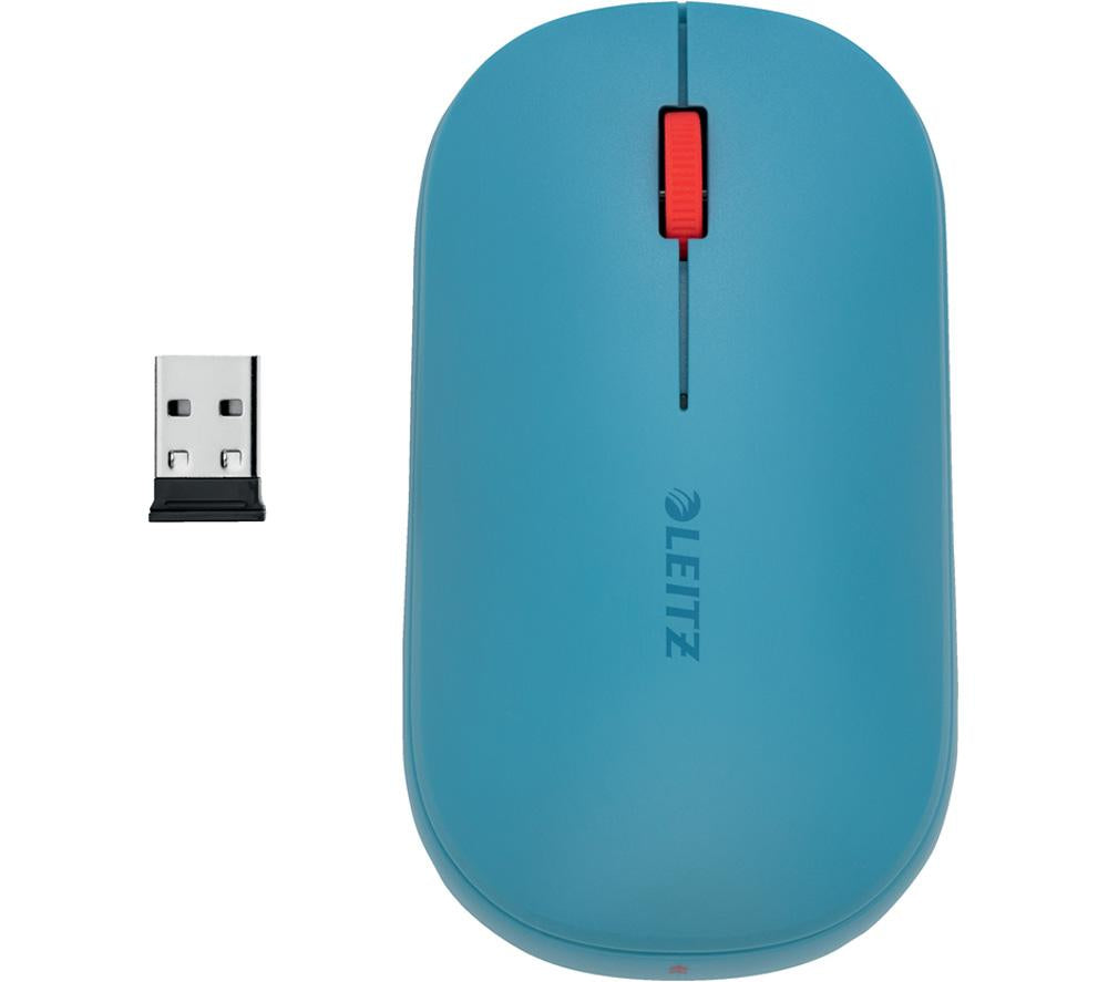 Ratón óptico inalámbrico doble LEITZ Cosy SureTrack - Azul Calma