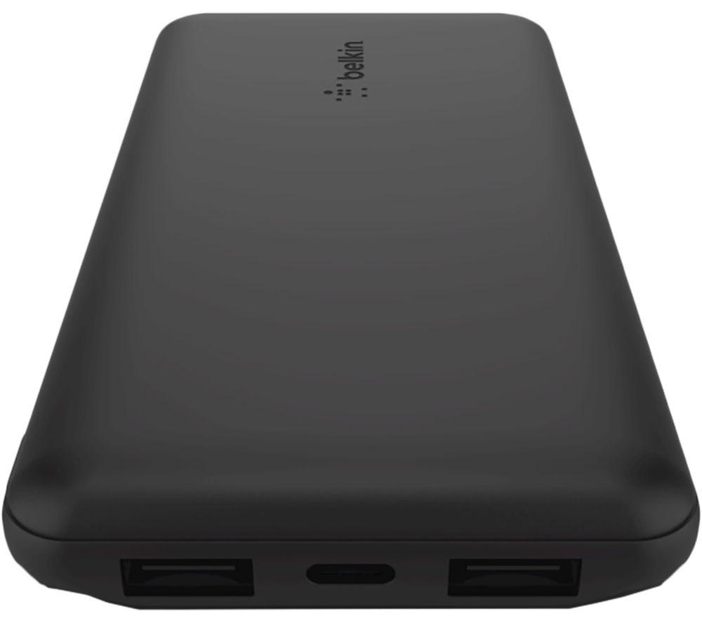 BELKIN 10000 mAh Portable Power Bank with 15 W USB-C Boost Charge - Black
