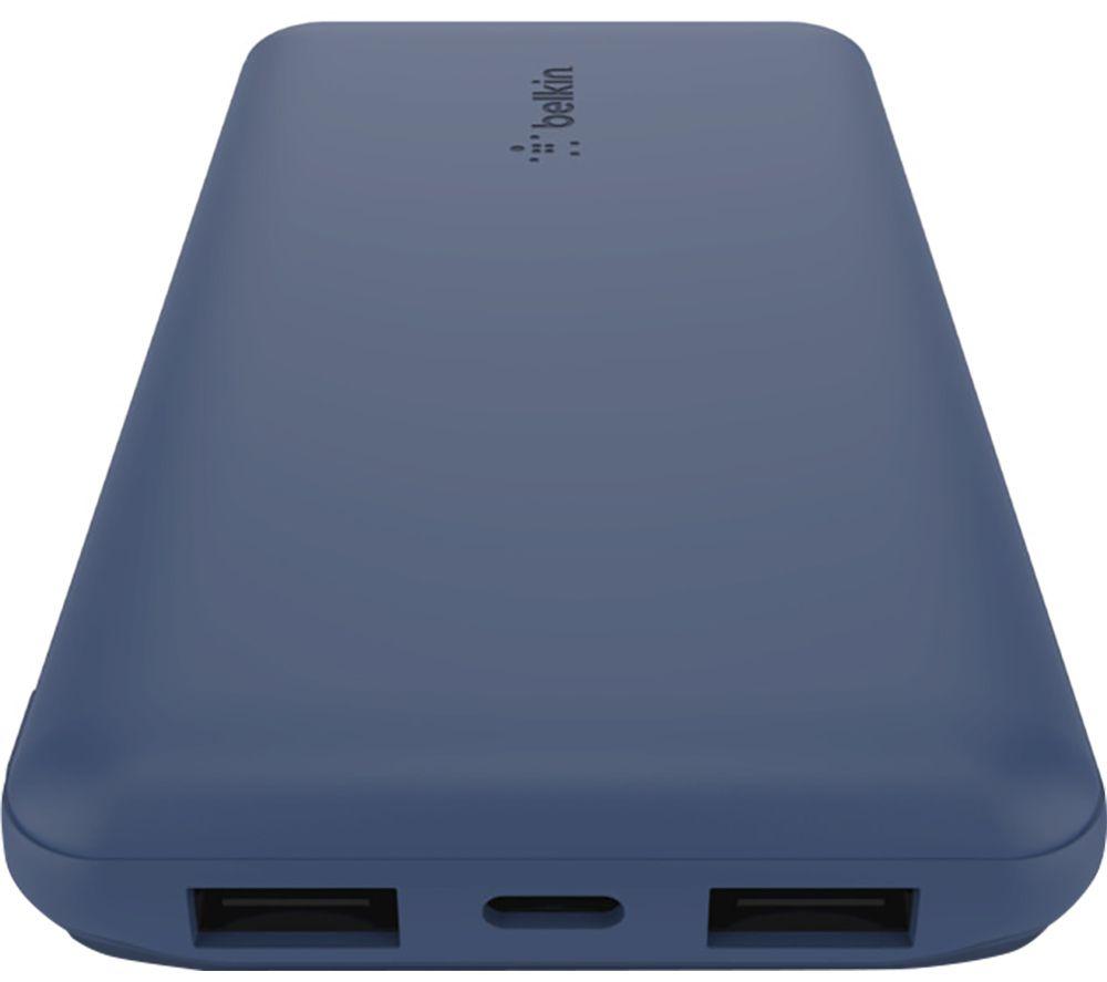 BELKIN 10000 mAh Portable Power Bank with 15 W USB-C Boost Charge - Blue