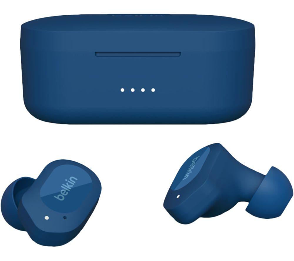 BELKIN SoundForm Play Wireless Bluetooth Earbuds - Blue