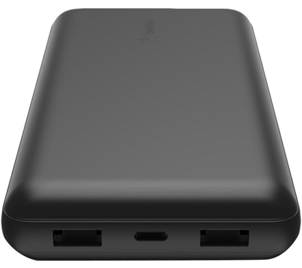 BELKIN 20000 mAh Portable Power Bank with 15 W USB-C Boost Charge - Black