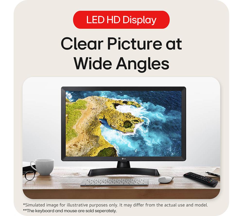 LG 24TQ510S-PZ 24" Smart HD Ready LED TV Monitor
