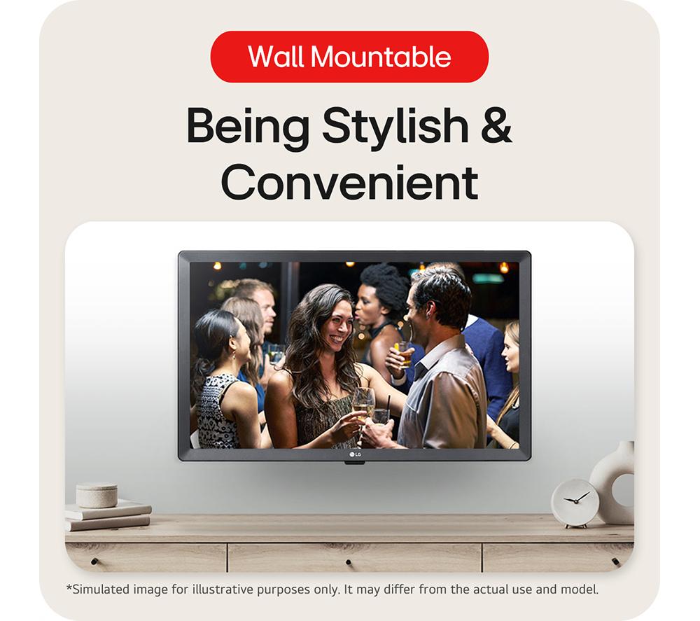 LG 24TQ510S-PZ 24" Smart HD Ready LED TV Monitor