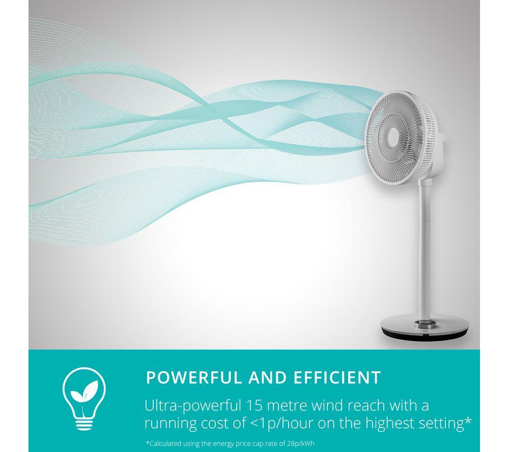 DUUX Whisper Flex DXCF19UK 13.4" Smart Cordless Pedestal Fan without Battery Pack - Grey