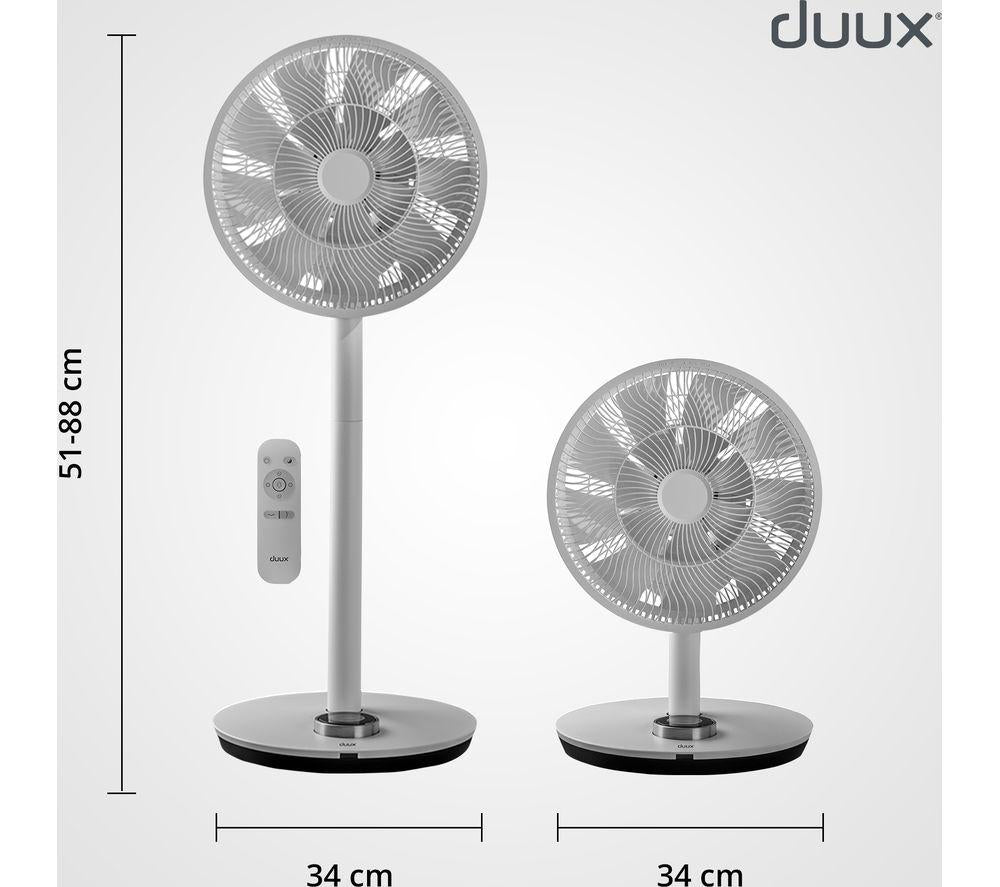 DUUX Whisper Flex DXCF19UK 13.4" Smart Cordless Pedestal Fan without Battery Pack - Grey