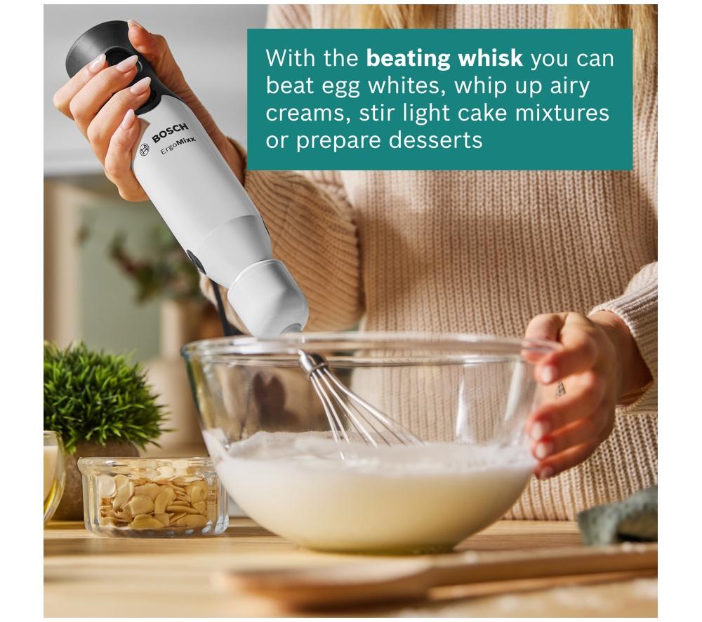 BOSCH ErgoMixx MS6CA4150G Hand Blender - White & Anthracite