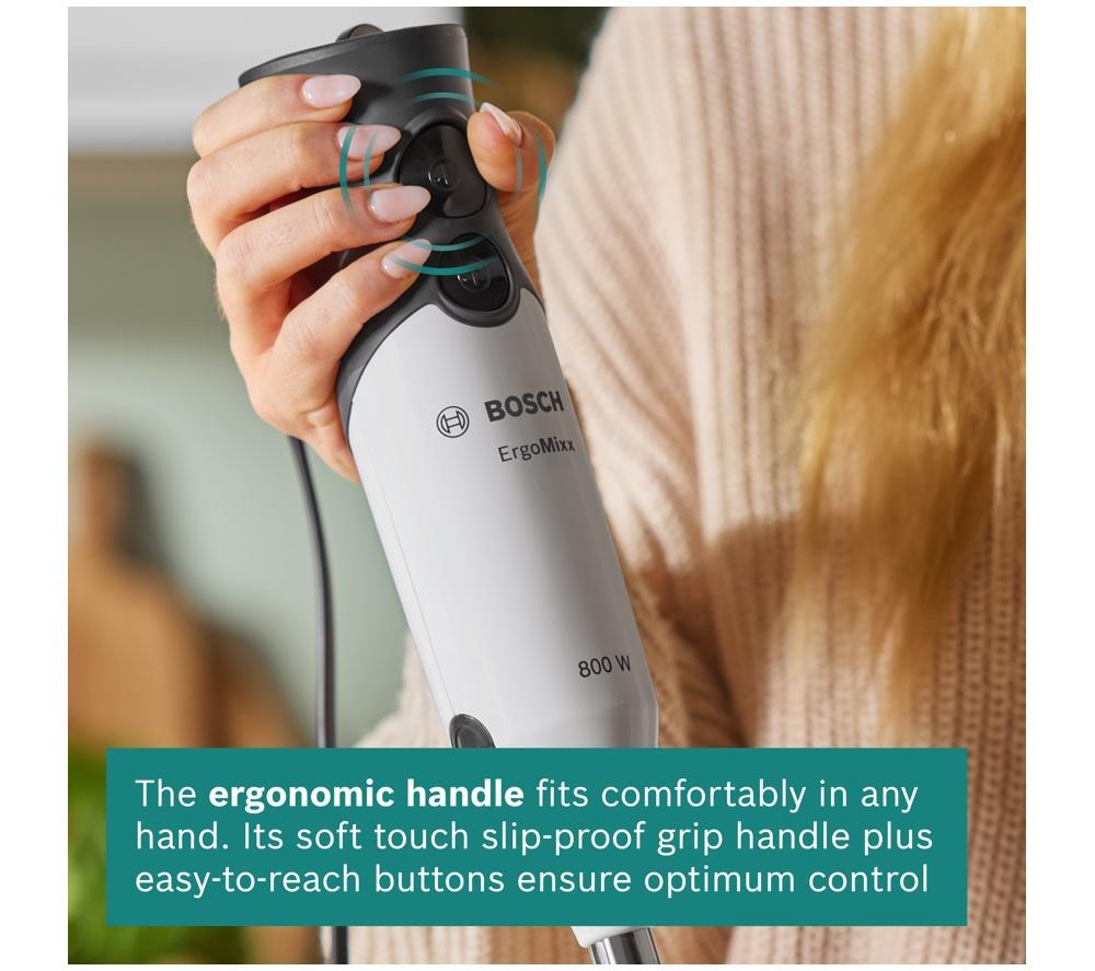 BOSCH ErgoMixx MS6CA4150G Hand Blender - White & Anthracite