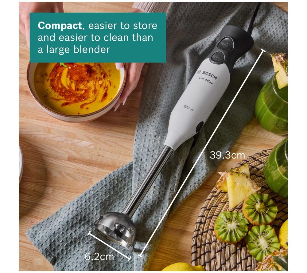 BOSCH ErgoMixx MS6CA4150G Hand Blender - White & Anthracite