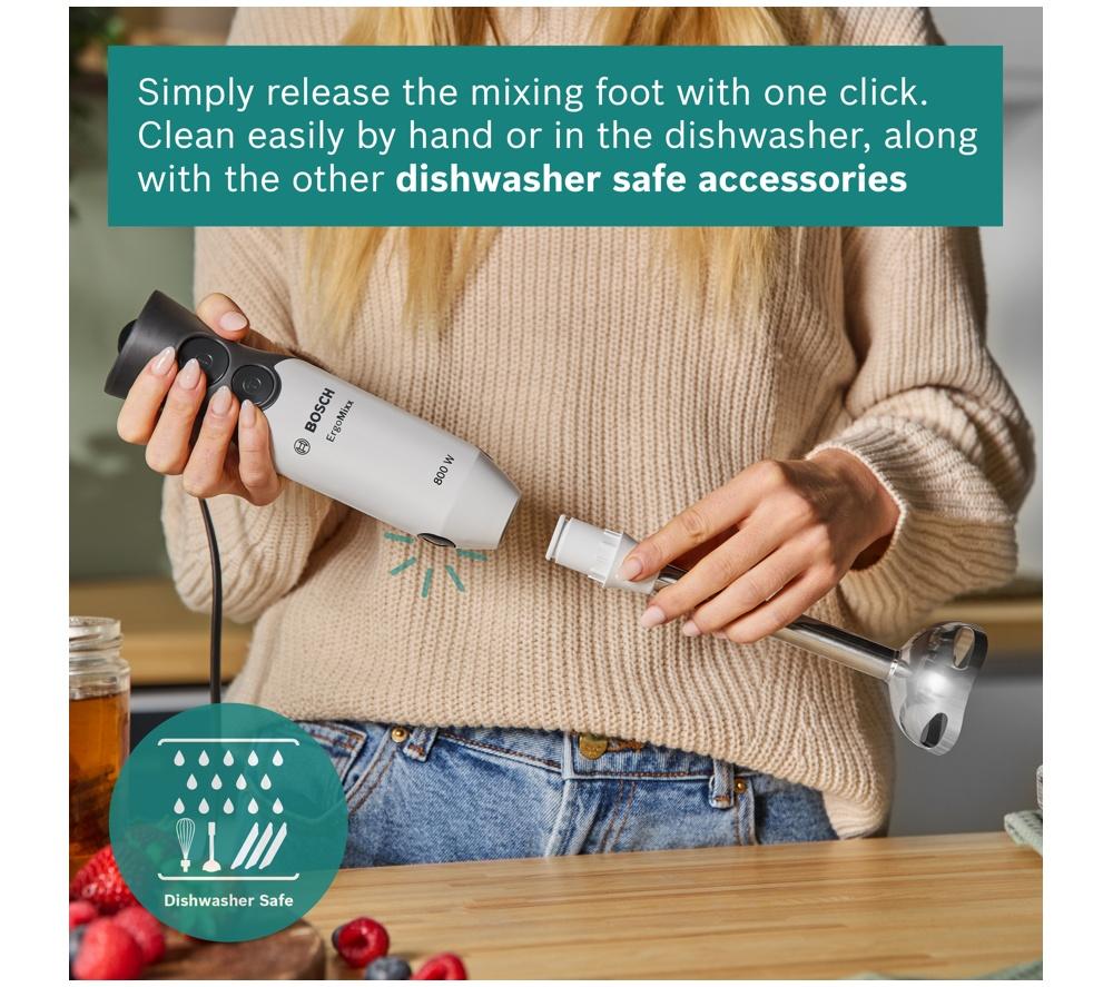 BOSCH ErgoMixx MS6CA4150G Hand Blender - White & Anthracite