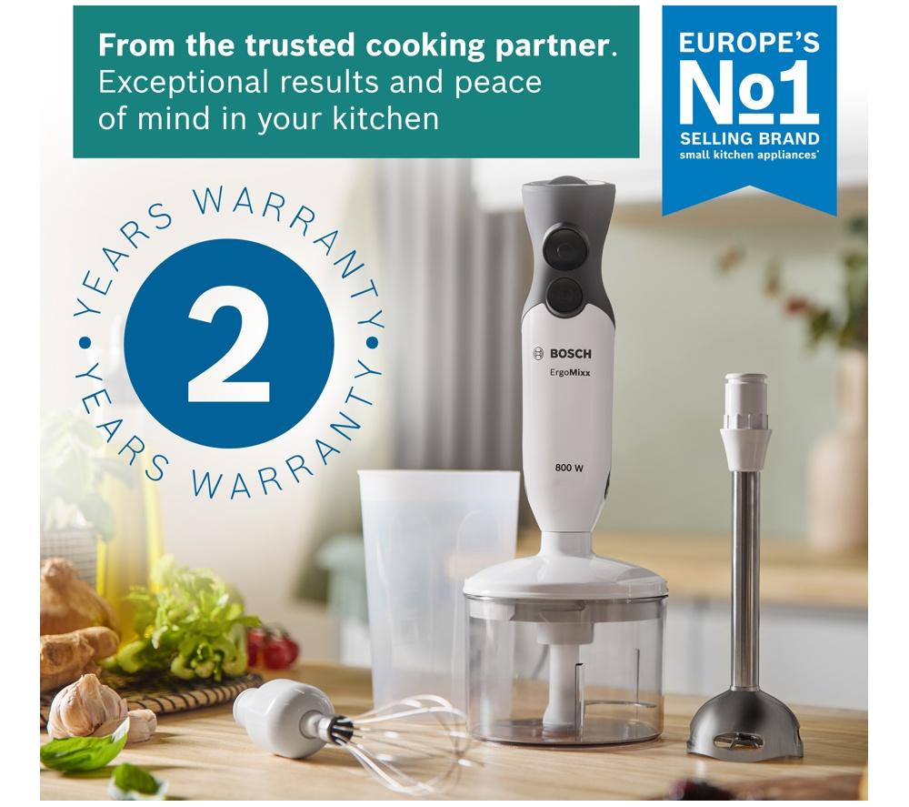 BOSCH ErgoMixx MS6CA4150G Hand Blender - White & Anthracite