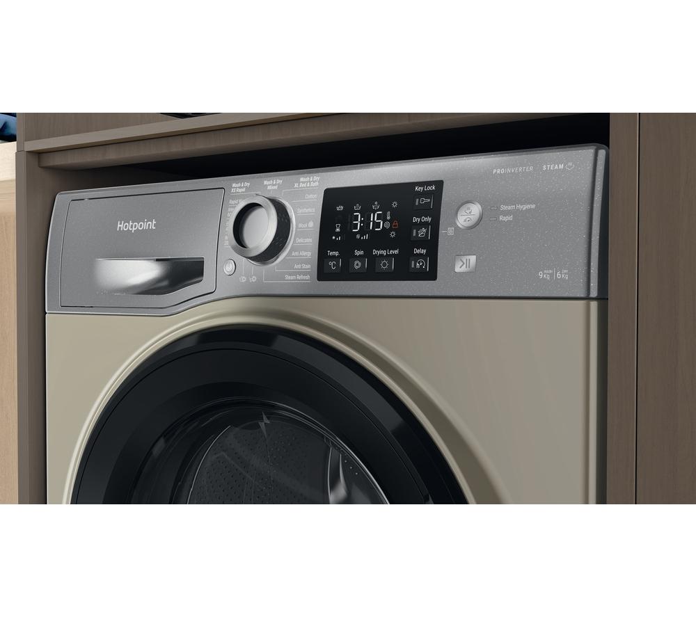 Lavadora secadora HOTPOINT NDB 9635 GK UK de 9 kg - Grafito