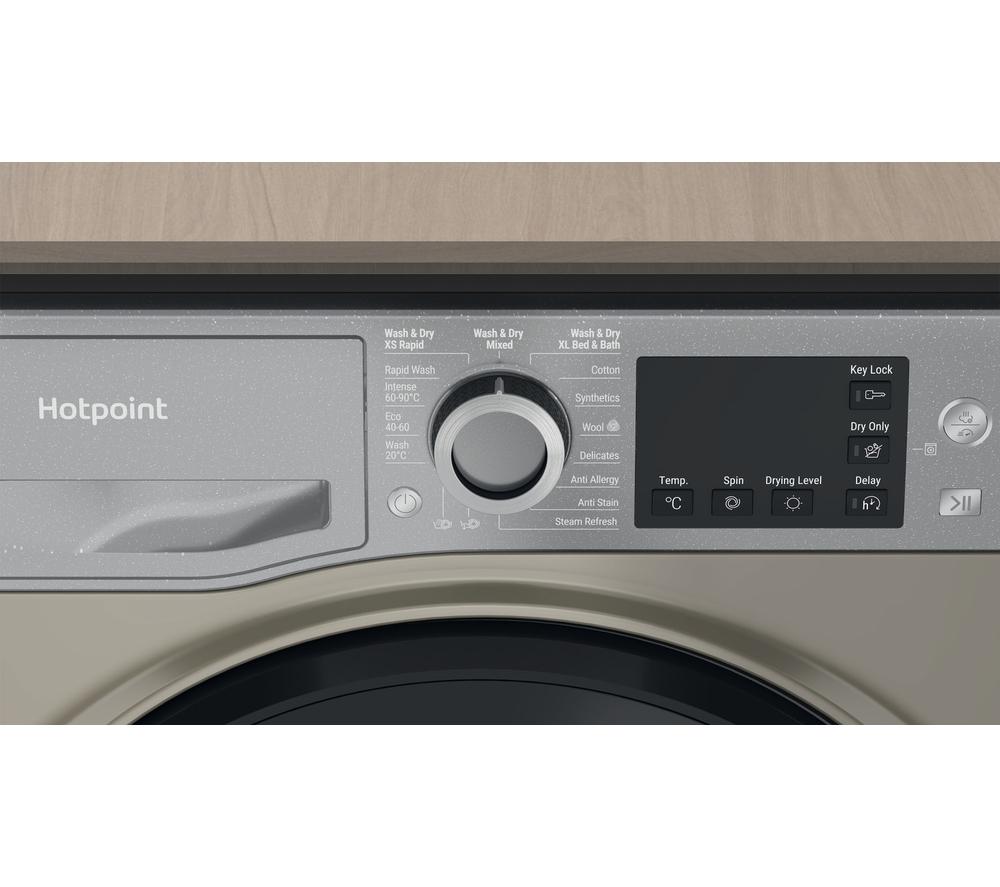 HOTPOINT NDB 9635 GK UK 9 kg Waschtrockner – Graphit