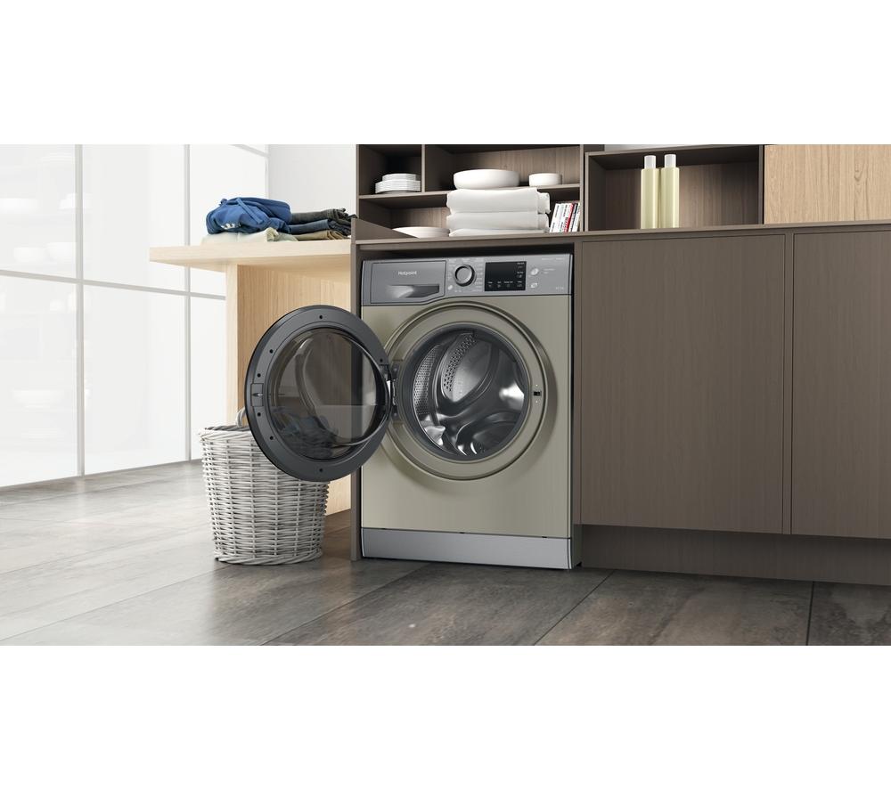 HOTPOINT NDB 9635 GK UK 9 kg Waschtrockner – Graphit