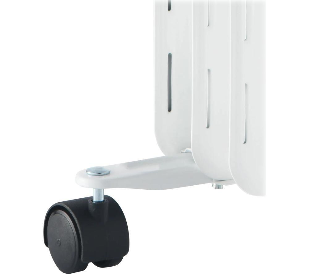 IGENIX IG2615 Portable Oil-Filled Radiator - White