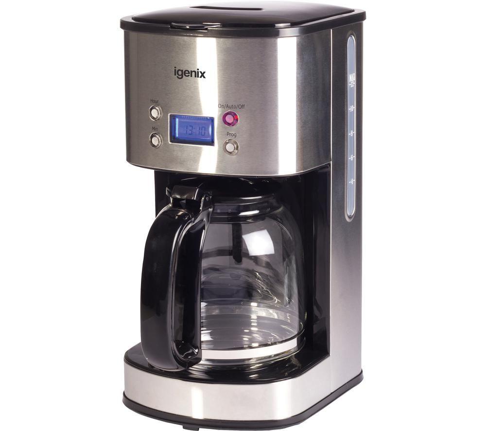 Cafetera de filtro IGENIX IG8250 - Acero cepillado