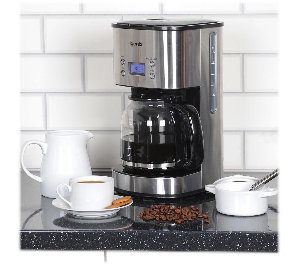 Cafetera de filtro IGENIX IG8250 - Acero cepillado