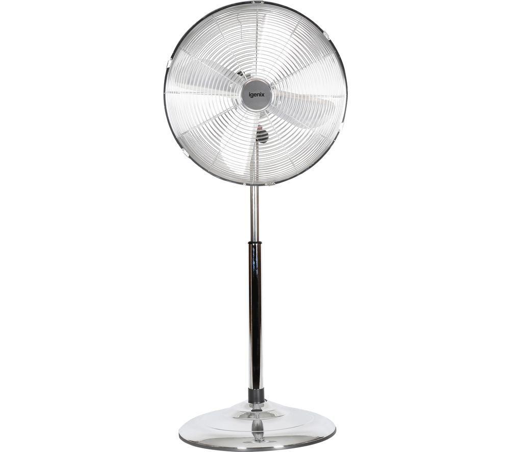 IGENIX DF1660 Pedestal Fan - Chrome