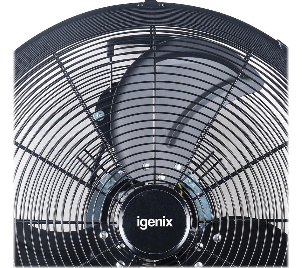 IGENIX DF1800BL Portable 18" Floor Fan - Black
