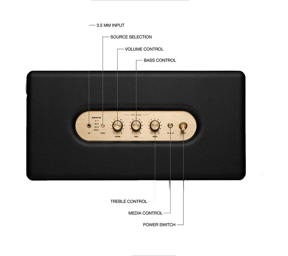 MARSHALL Woburn III Bluetooth Speaker - Black