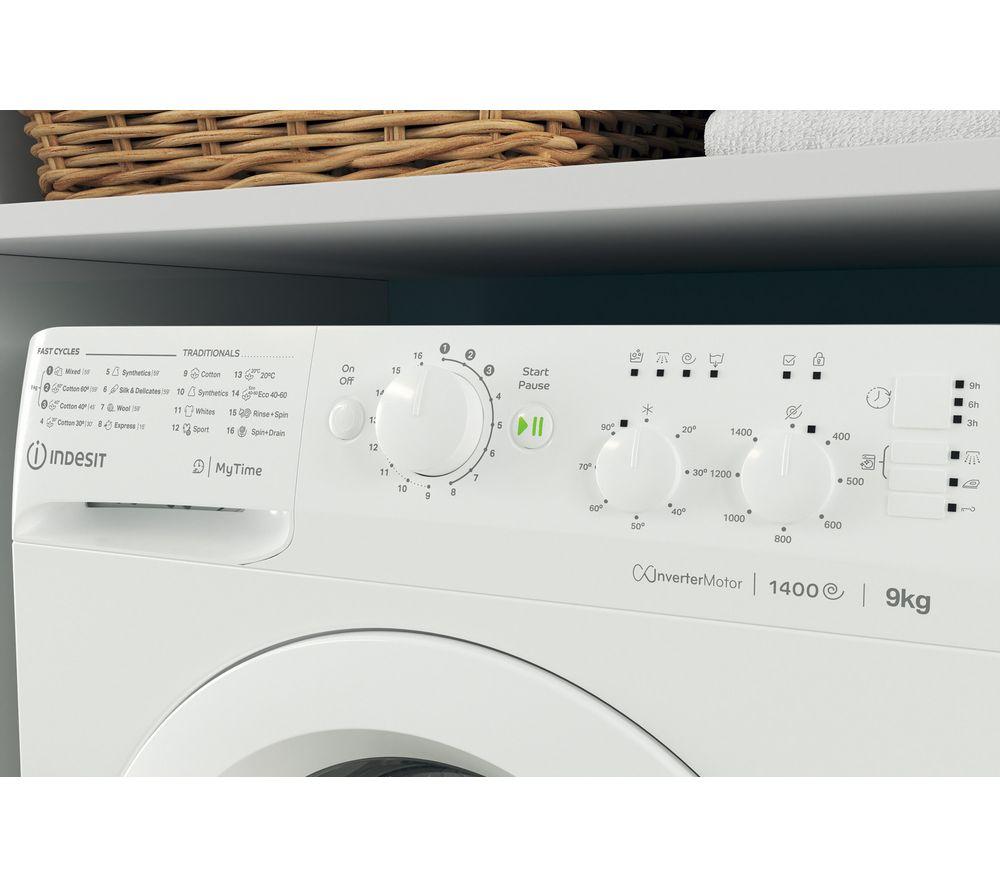 INDESIT MTWC 91495 W UK N 9 kg 1400 Spin Washing Machine - White