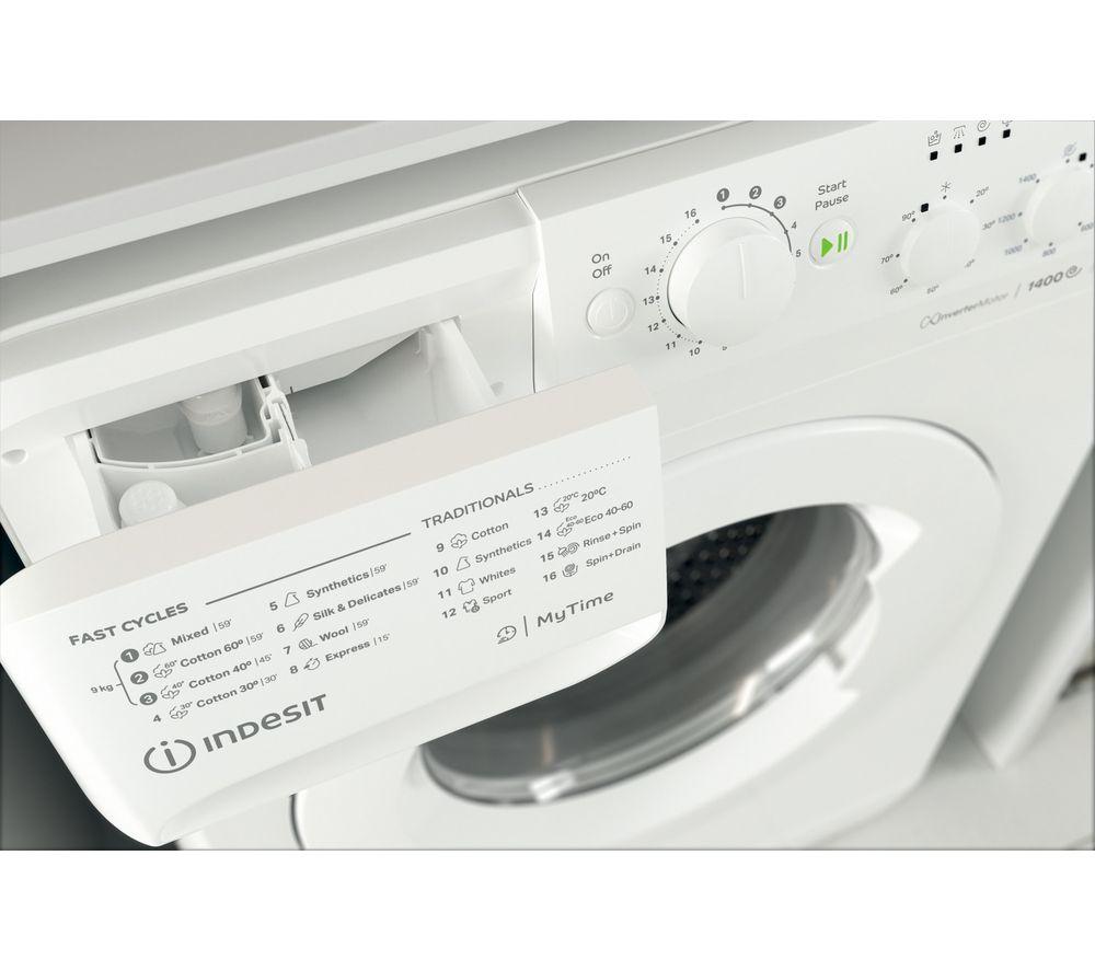 INDESIT MTWC 91495 W UK N 9 kg 1400 Spin Washing Machine - White