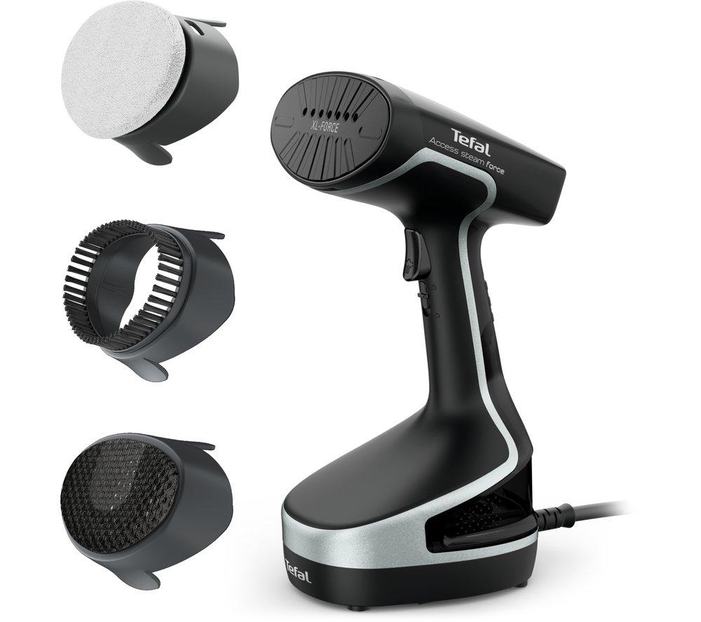 TEFAL Access Steam Force DT8270G0 Clothes Steamer - Black & Silver