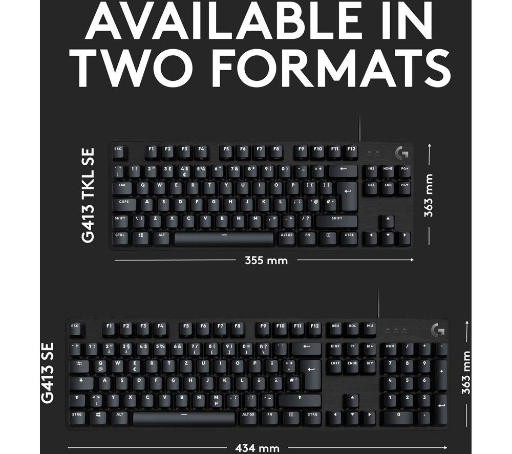 LOGITECH G413 SE TKL Mechanical Gaming Keyboard