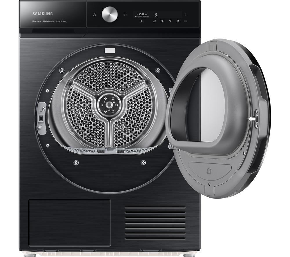 SAMSUNG Bespoke Series 8 AI Energy DV90BB9445GB/S1 WiFi-enabled 9 kg Heat Pump Tumble Dryer - Black