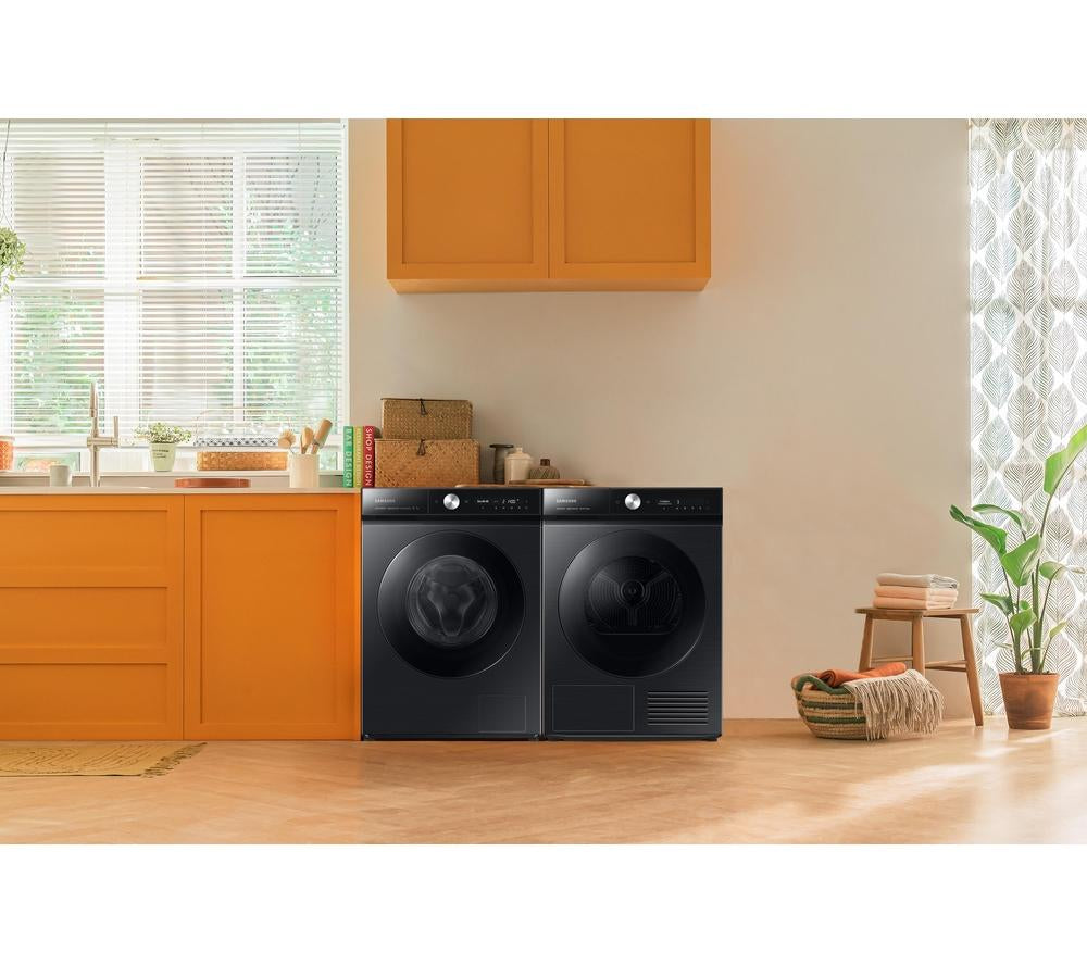 SAMSUNG Bespoke Series 8 AI Energy DV90BB9445GB/S1 WiFi-enabled 9 kg Heat Pump Tumble Dryer - Black