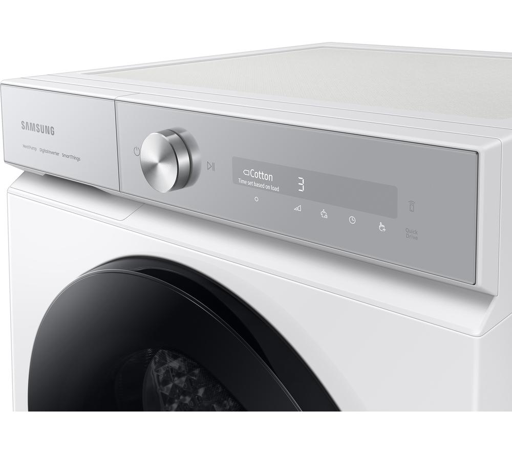 SAMSUNG Series Bespoke Series 8 AI Energy DV90BB9445GH/S1 WiFi-enabled 9 kg Heat Pump Tumble Dryer - White