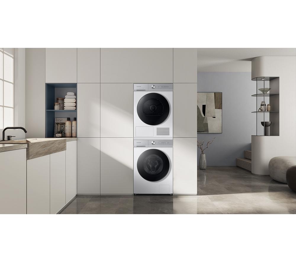 SAMSUNG Series Bespoke Series 8 AI Energy DV90BB9445GH/S1 WiFi-enabled 9 kg Heat Pump Tumble Dryer - White