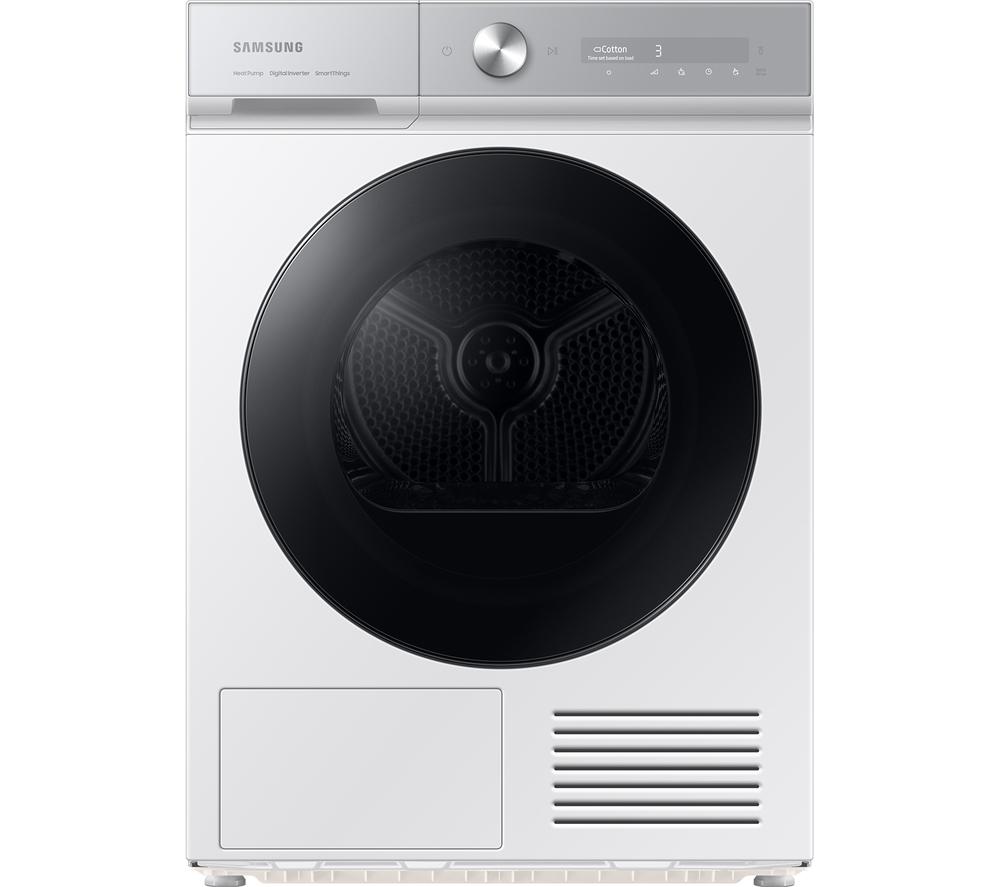 SAMSUNG Series Bespoke Series 8 AI Energy DV90BB9445GH/S1 WiFi-enabled 9 kg Heat Pump Tumble Dryer - White