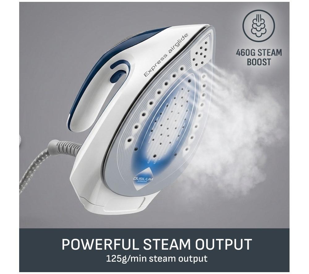 TEFAL Express Airglide SV8022 Steam Generator Iron - White & Blue