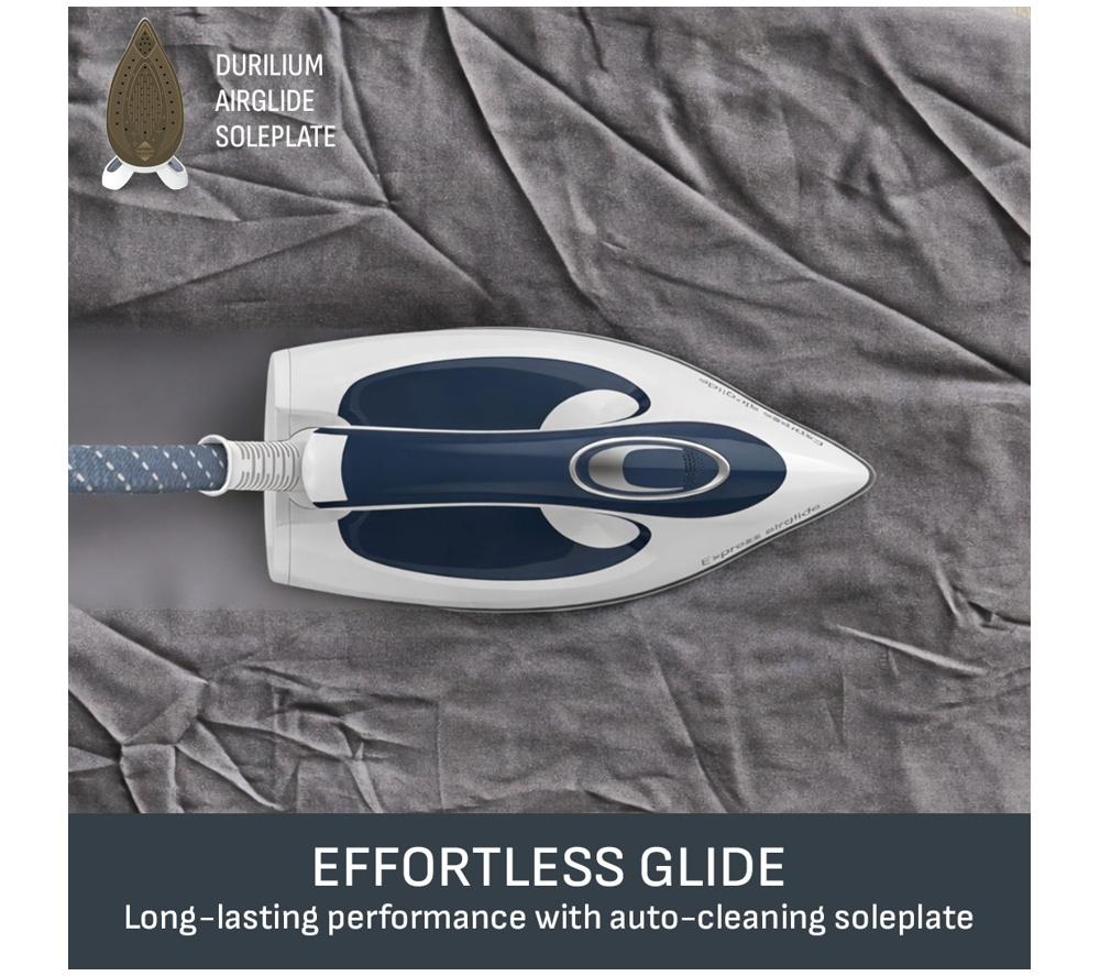 TEFAL Express Airglide SV8022 Steam Generator Iron - White & Blue