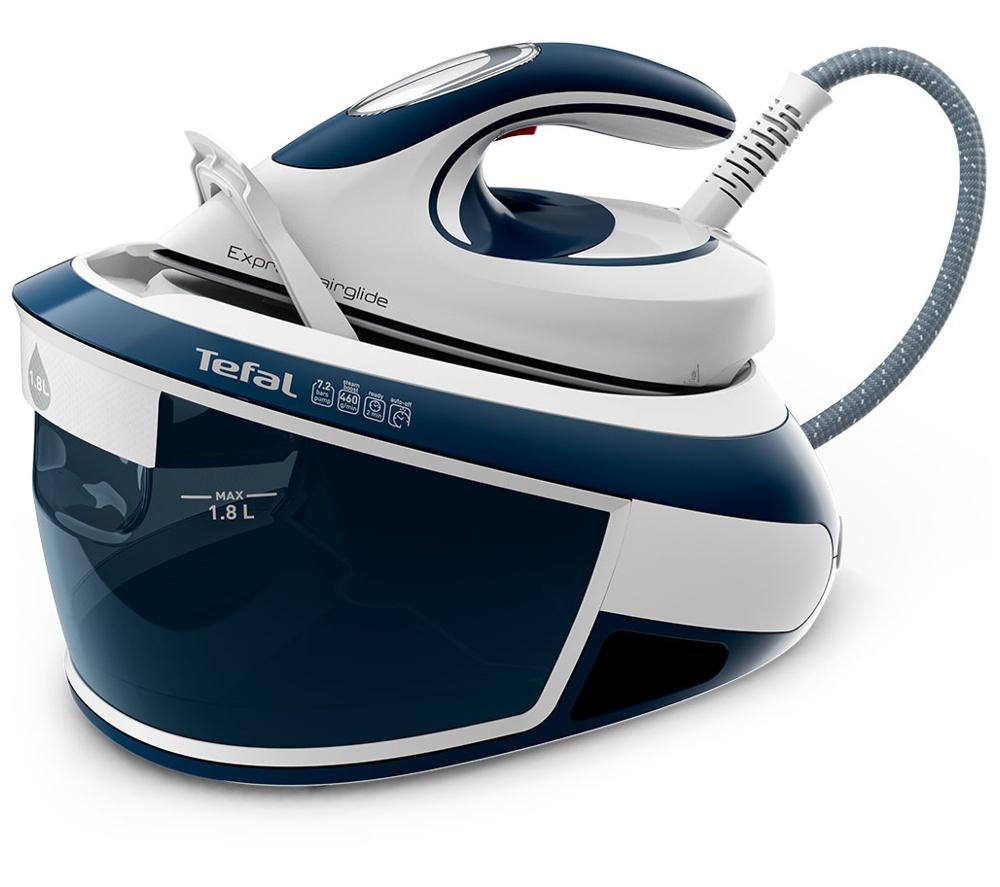 TEFAL Express Airglide SV8022 Steam Generator Iron - White & Blue