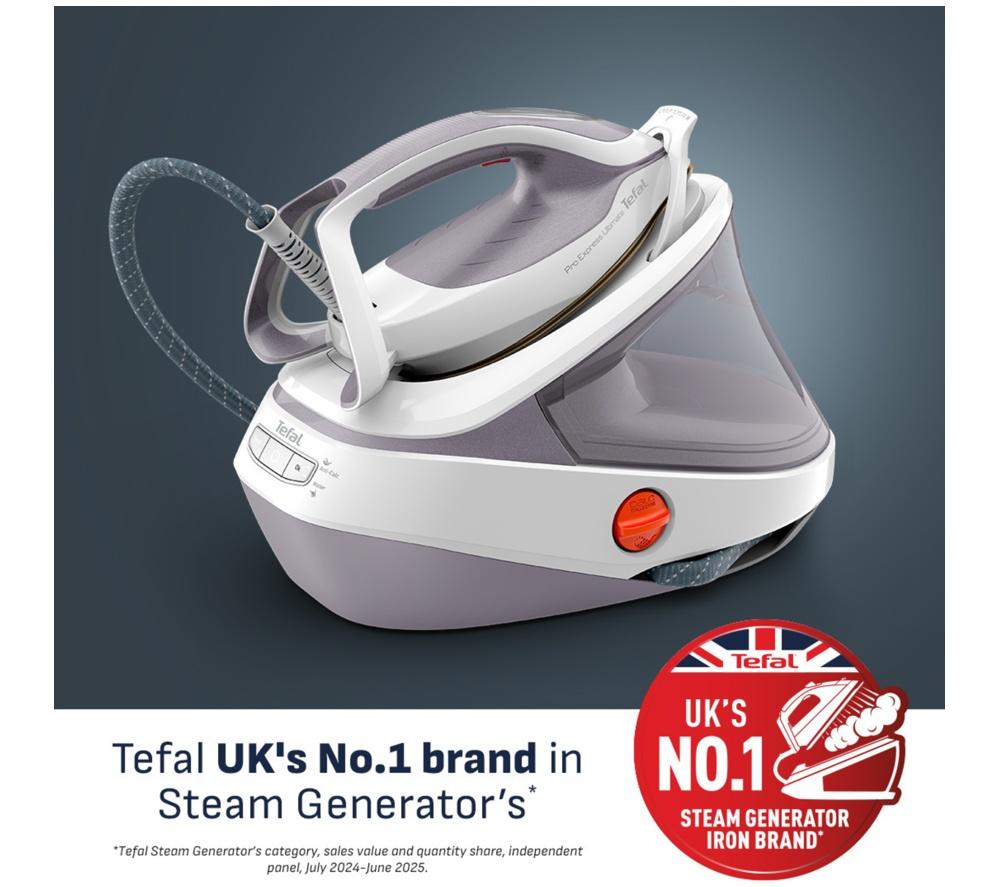 TEFAL Pro Express Ultimate II GV9713 Steam Generator Iron - White & Grey