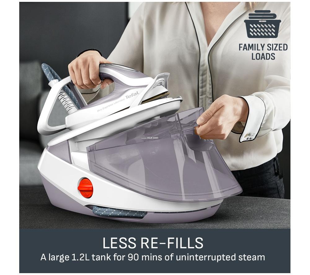 TEFAL Pro Express Ultimate II GV9713 Steam Generator Iron - White & Grey