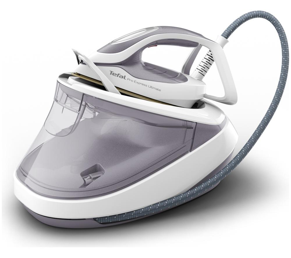 TEFAL Pro Express Ultimate II GV9713 Steam Generator Iron - White & Grey