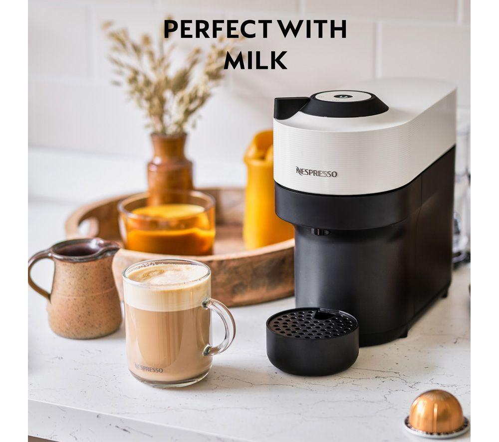 NESPRESSO by Krups Vertuo Pop XN920440 Smart Kaffeemaschine - Weiß