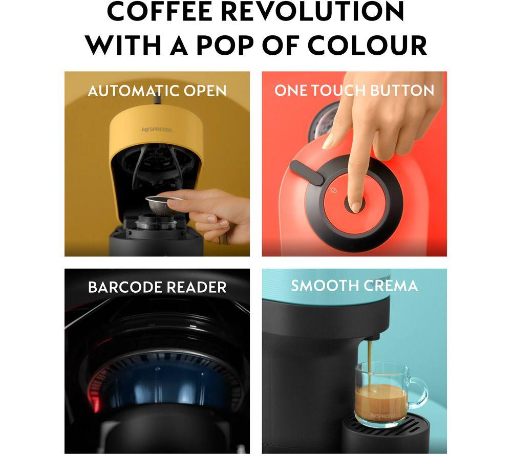 Cafetera inteligente NESPRESSO by Krups Vertuo Pop XN920440 - Blanco