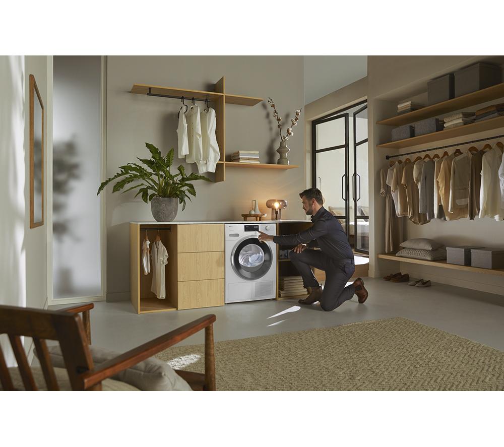 MIELE T1 EcoSpeed TWH780 WP WiFi-enabled 9 kg Heat Pump Tumble Dryer - White