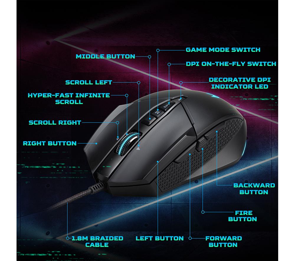 ACER Predator Cestus 335 Optical Gaming Mouse